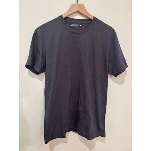 American Giant Mens Crew Neck T Shirt Gray Size M Made in USA Casual Everyday